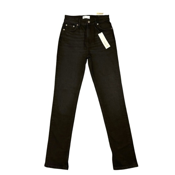 Zara Black High Rise Women Jeans - Picture 2 of 8